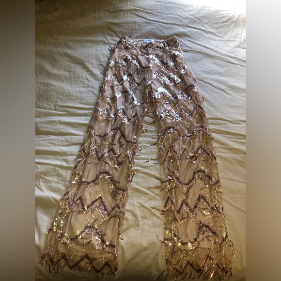 3D floral top with sequin pants - Picture 8 of 12